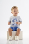 Up Baby - Conjunto para Bebê Menino com Camiseta e Bermuda