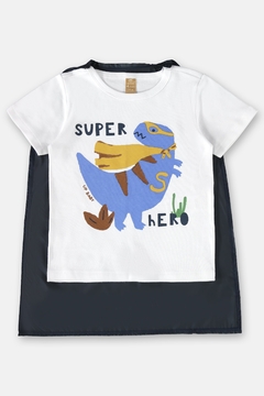 Up Baby - Pijama Camiseta com Capa e Bermuda Infantil para Meninos - loja online