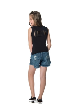 MÁLAGAH - Short Tp Jeans Lateral Diferenciada na internet