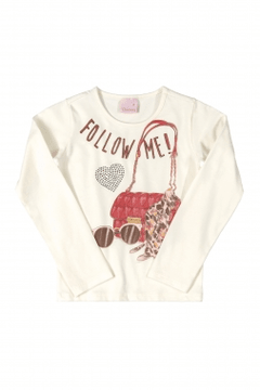 Blusa Manga Longa em Cotton da marca Quimby - comprar online