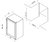 Adega de Embutir Crissair 46 Garrafas Inox Dual Zone - ADG 46D - loja online