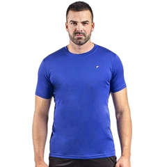 Camisa t-shirt esportiva básica azul bic Poker