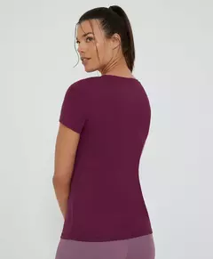 T-Shirt inspiracional roxo profundo Alto Giro - comprar online