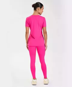 T-Shirt inspiracional rosa vibrante Alto Giro - Loja Espaço Fitness