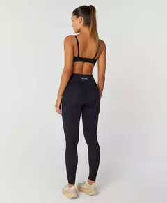 Legging recortes tule preto Alto Giro - comprar online