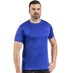 Camisa t-shirt esportiva básica azul bic Poker na internet