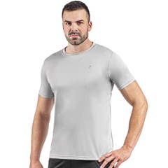 Camisa t-shirt esportiva básica prata Poker - comprar online