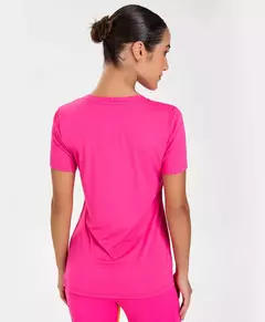 T-Shirt inspiracional rosa vibrante Alto Giro - comprar online