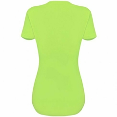 Imagem do T-shirt skin fit alongada gola v verde lima Alto Giro