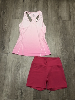 Short hyper liso rosa raspberry sorbet Alto Giro - comprar online