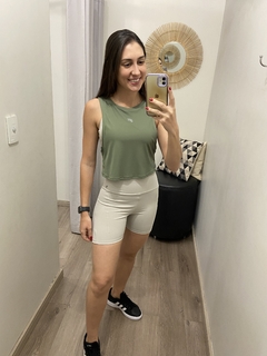 Regata cropped refletivos verde Alto Giro - loja online