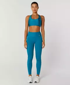 Legging recortes shine verde luz Alto Giro - Loja Espaço Fitness