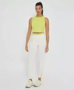 Regata cropped abertura nas costas verde lime Alto Giro - comprar online