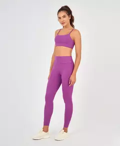 Legging eterna cos sustentação roxo euforia Alto Giro