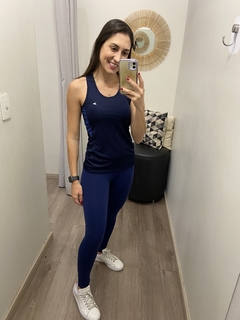 Legging básica suplex azul marinho Obbia - comprar online