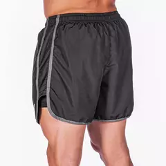 Short runner com bermuda interna divinity preto Poker - Loja Espaço Fitness