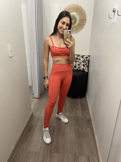 Legging hyper estampa degradê e textura Alto Giro