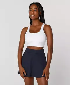 Top cropped eterno branco Alto Giro