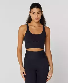 Top cropped eterno preto Alto Giro