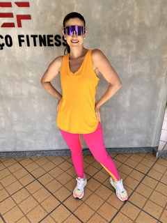 Legging com bolso Maxxi Sport Way Of Life rosa Alto Giro - loja online