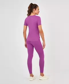 Legging eterna cos sustentação roxo euforia Alto Giro - Loja Espaço Fitness