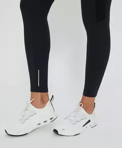 Legging recortes tule e refletivos preto Alto Giro - Loja Espaço Fitness