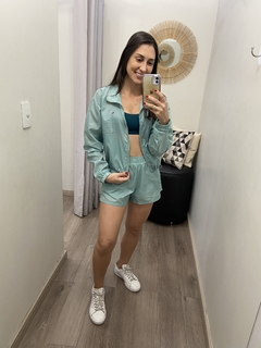 Short aerofit sobreposto green Alto Giro na internet