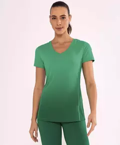 T-shirt skin fit degradê verde emerald Alto Giro