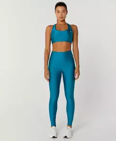 Legging eterna shine verde luz Alto Giro - Loja Espaço Fitness