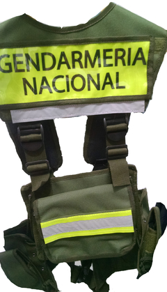 Chaleco Vial Táctico Reflectivo Para Gendarmería