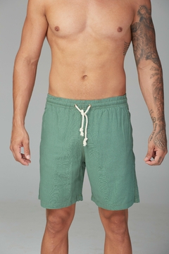 Short Linho Verde