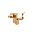 Aros Mini Pastilla en Oro 18 k. - comprar online