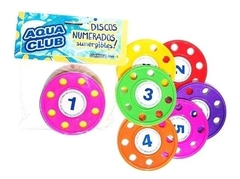 Juego para el agua. discos. cafaro