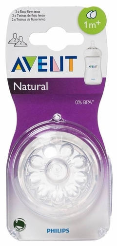 Tetina Natural 1m+ 2 unidades Avent