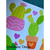 Plancha de etiquetas Cactus x12