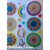 Plancha de etiquetas Mandala y Unicornio x18 - Malabares Design