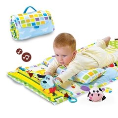 Yookidoo - Fiesta manta de juego con bolsa, manta actividades bebé