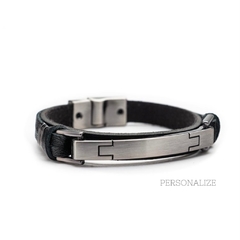 PULSEIRA APÓLO BLACK EM COURO - comprar online