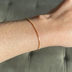 PULSEIRA VENEZIANA BANHADA A OURO