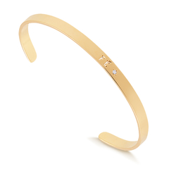 BRACELET FINO FÉ BANHADO A OURO - comprar online