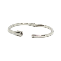 BRACELET MOSQUETÃO PRATA EM AÇO - comprar online