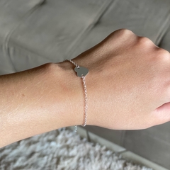 PULSEIRA CORAÇÃO EM PRATA 925 - comprar online