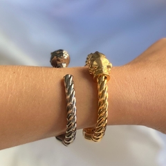 BRACELET TIGRE BANHADO A OURO na internet