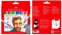 Set Bolígrafos Faber-castell trilux x 12 surtidos set de ilustracion