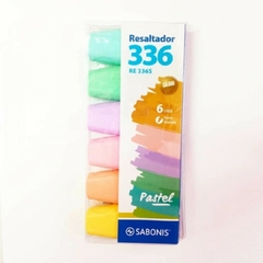 Set de 6 Resaltadores Mini Pasteles RE336S SABONIS - comprar online