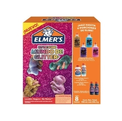 Slime Elmer´S Mundo De Glitter 8 Piezas