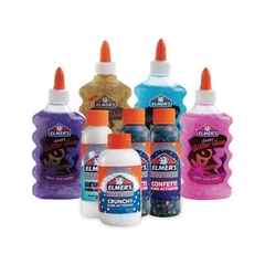 Slime Elmer´S Mundo De Glitter 8 Piezas - comprar online