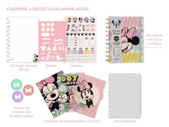 Cuaderno Mooving Loop A Discos Carta Minnie Mouse en internet