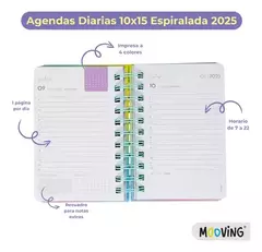 Agenda Dictio Pastel, Glow - Mooving DxP - comprar online