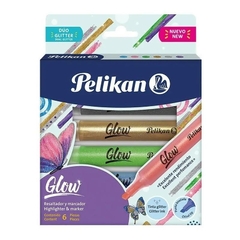 Resaltador Pelikan Glitter Glow x 6 - comprar online